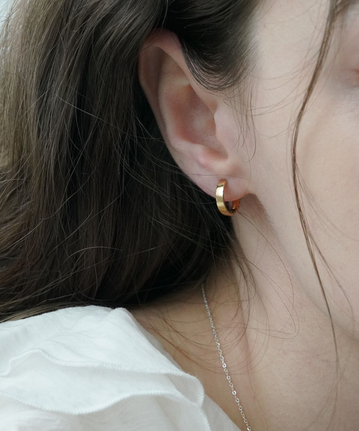오버그레이(OVERGREY) Infinity Earrings - Gold