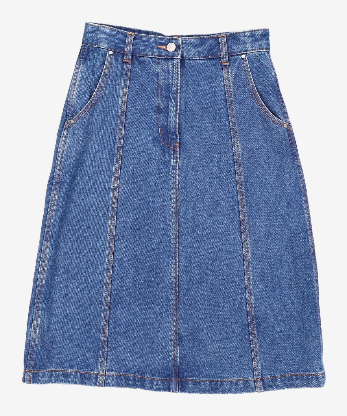오아이오아이 컬렉션(OIOI COLLECTION) FATIGUE DENIM SKIRT [BLUE] M