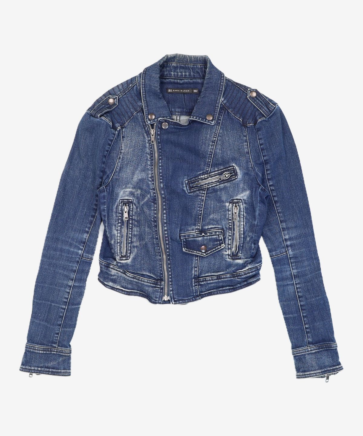 자라 우먼(ZARA WOMAN) 데님/트러커 재킷 M