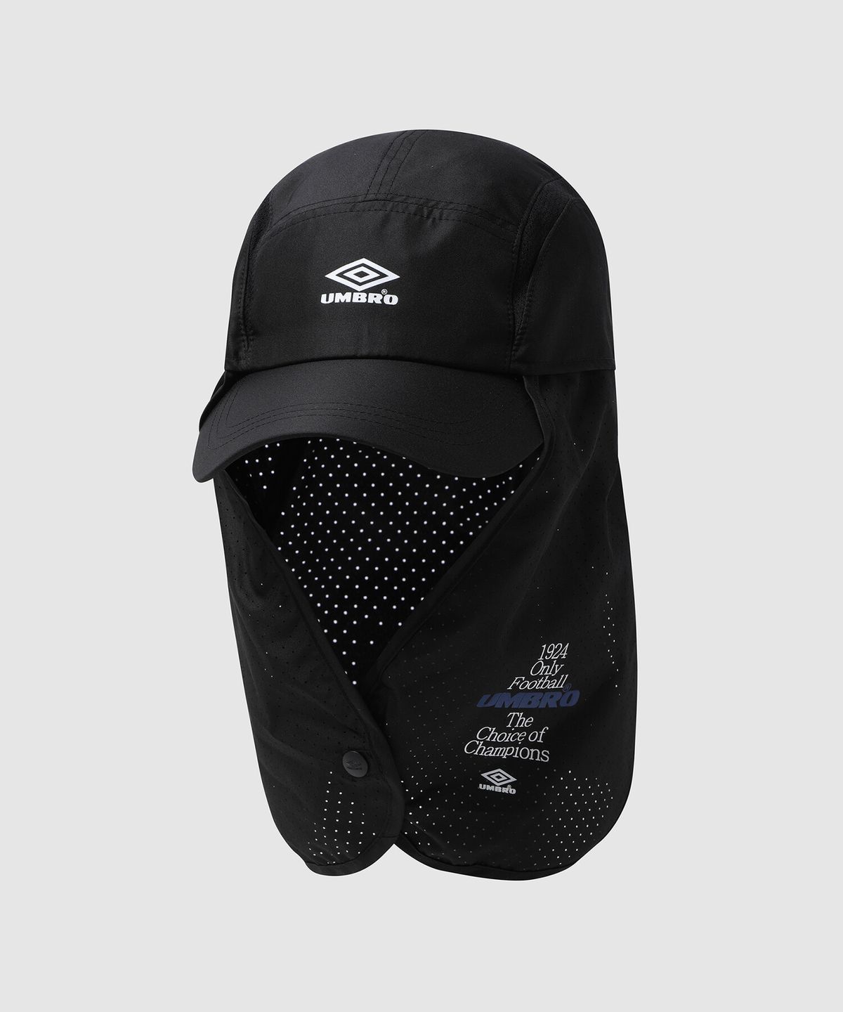 엄브로(UMBRO) 에센셜 2WAY 차양캡 블랙 UR223CCP55