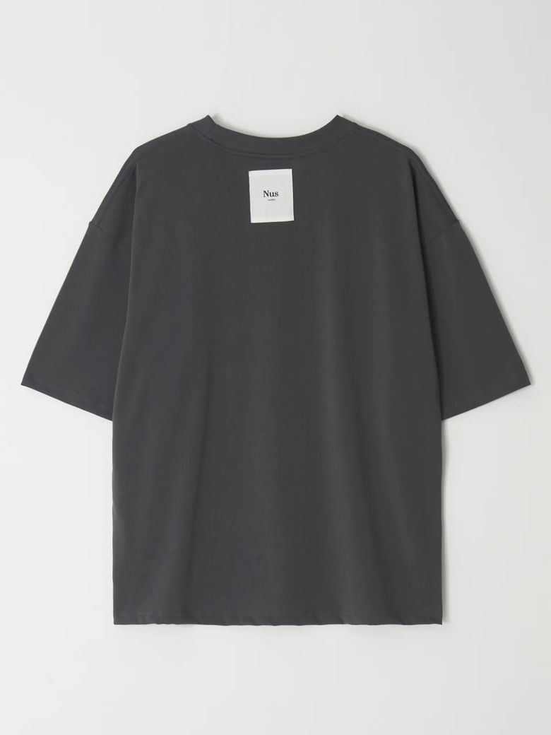 YEI Back Patch 1/2 TEE 차콜