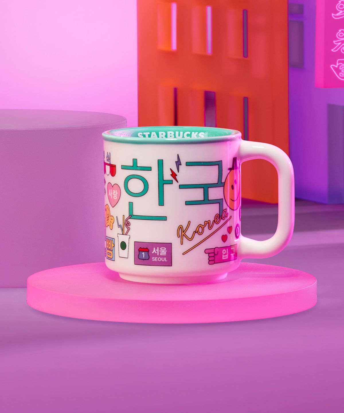 스타벅스(STARBUCKS) 한글 데미 머그 89ml