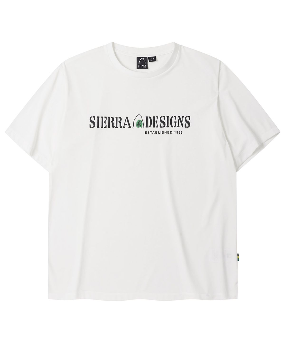 시에라디자인(SIERRA DESIGNS) 오리지널 로고 위크라이트 숏슬리브 WHITE