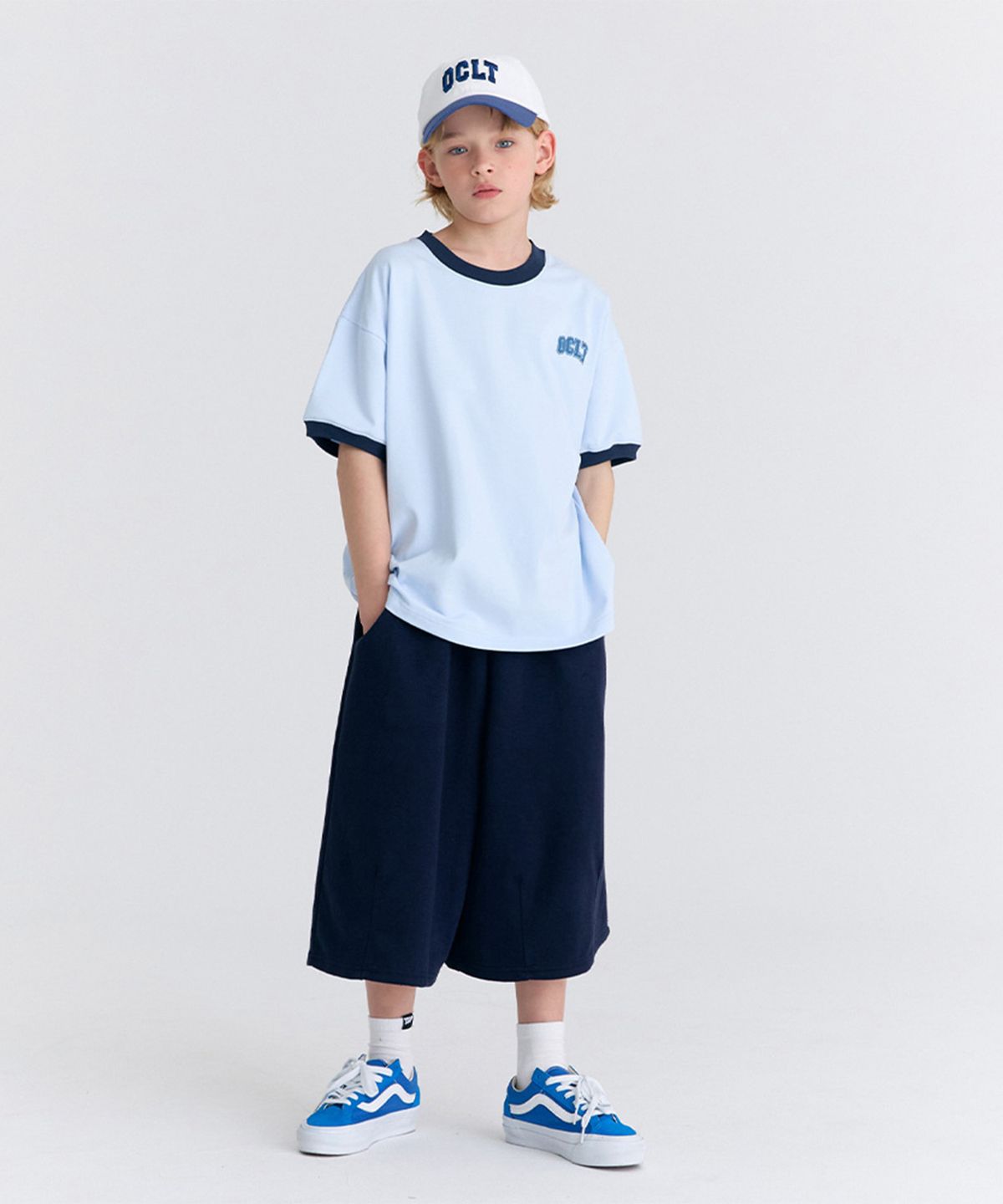 오실롯 주니어(OCELOT JUNIOR) [SET] G1G30 링거 더블버뮤다 (네이비)