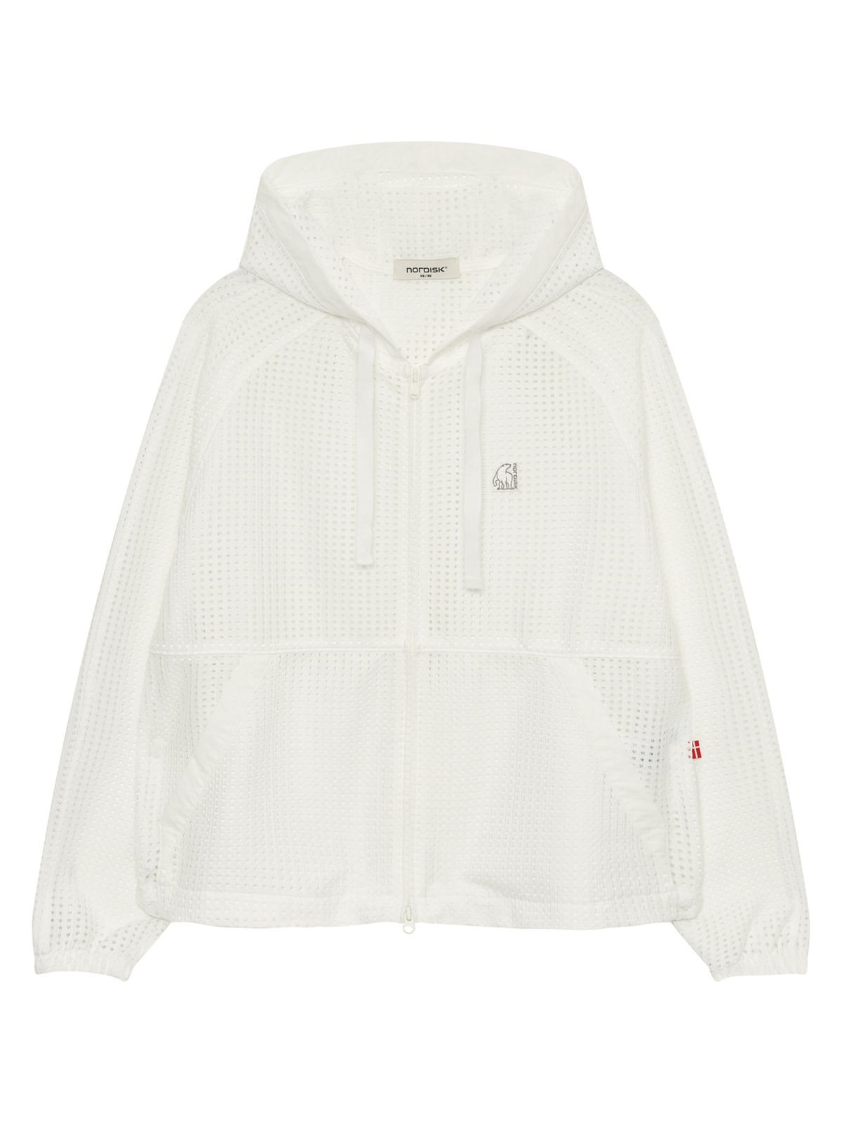노르디스크(NORDISK) 페리어 스트레치 메쉬 후디 자켓 - W_Off White