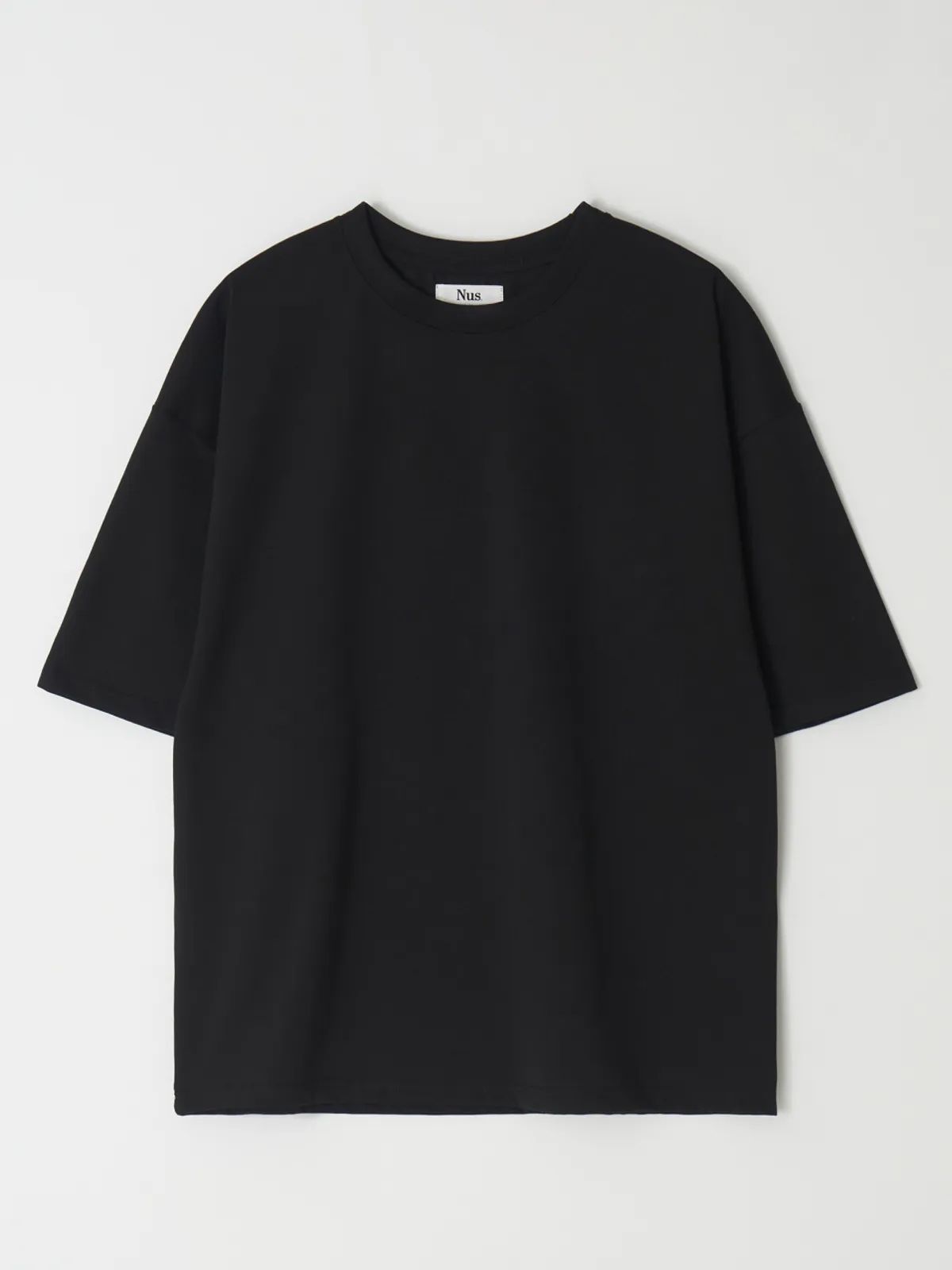 너스(NUS) YEI 1/2 Tee (시보리) 블랙