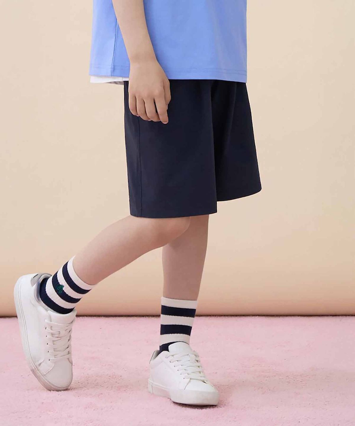 빈폴 키즈(BEANPOLE KIDS) 소로나 저지 쇼츠  블루 (BI6425U02P)