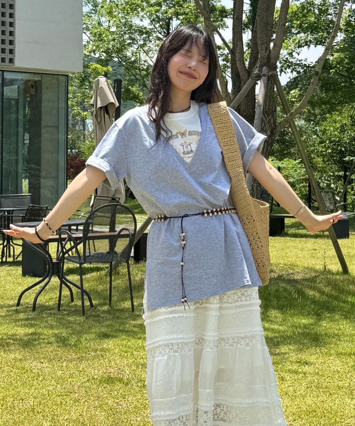 메르시앤에스(MERCIANNES) 보니타 컴포트핏 티셔츠_MC4STN2