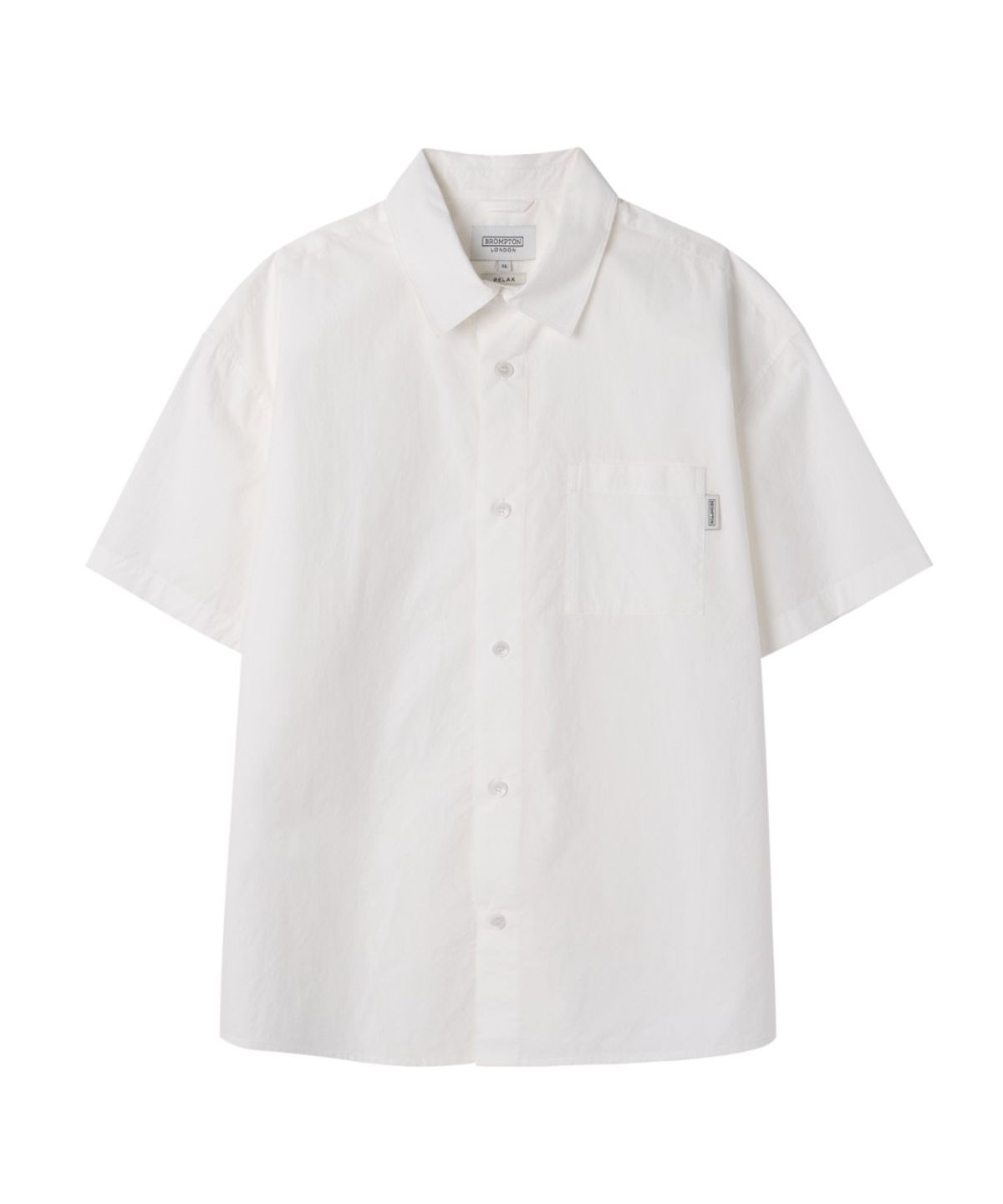 브롬톤 런던(BROMPTON LONDON) BASIC HALF SHIRT - O/WHITE (P263USH901)