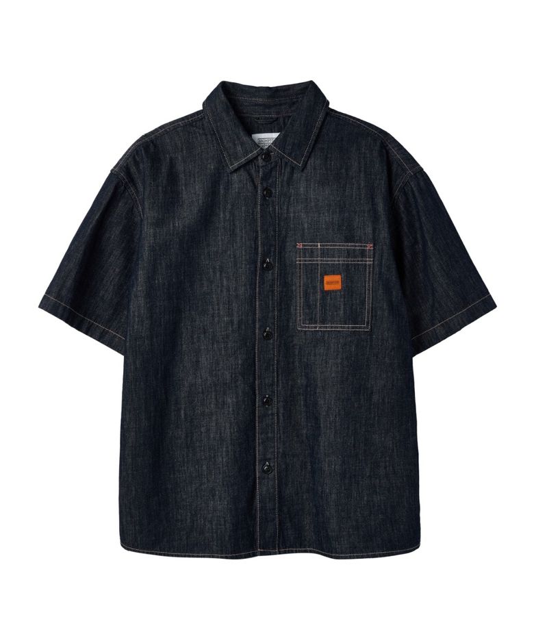 DENIM SET HALF SHIRT - INDIGO (P263USH905)