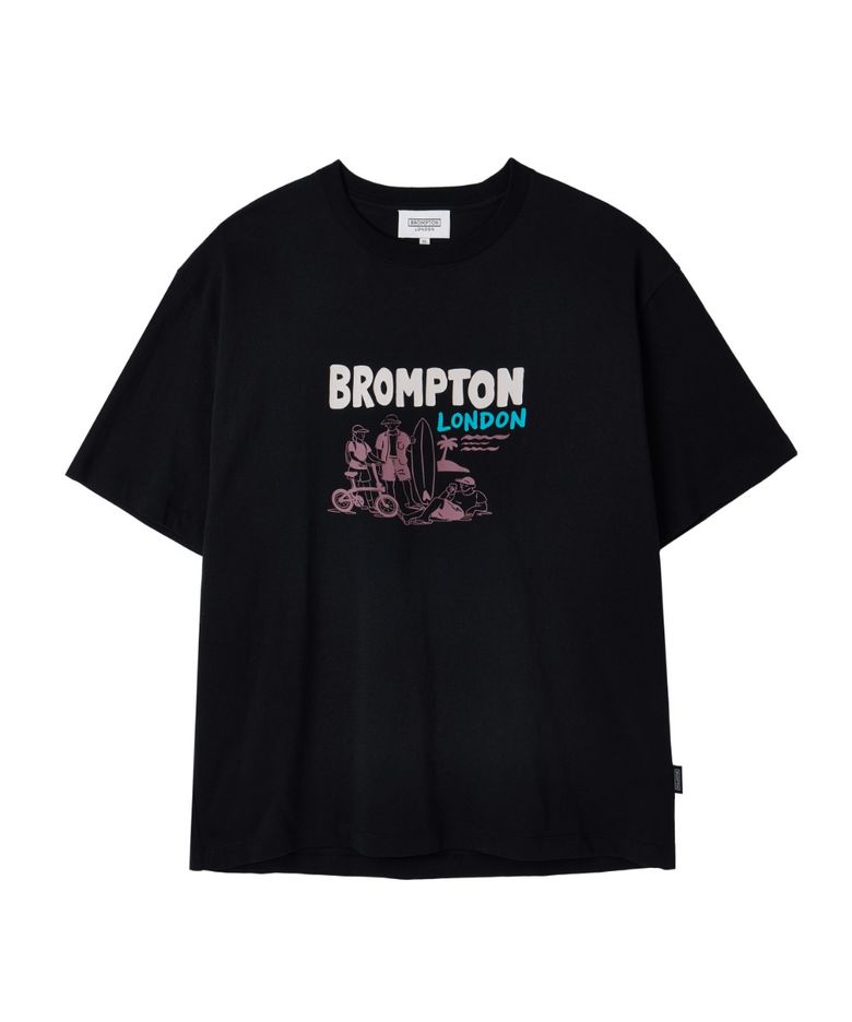 SURFING GRAPHIC T-SHIRT - BLACK (P263UTS903)