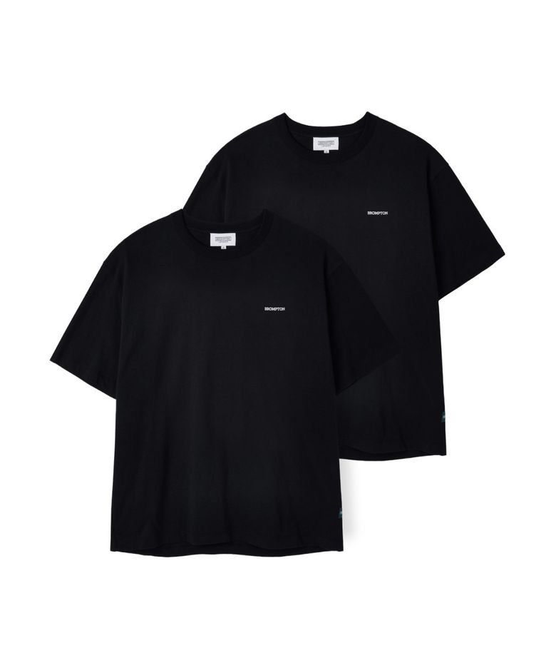 2PACK BASIC T-SHIRT - BLACK (P263UTS904)