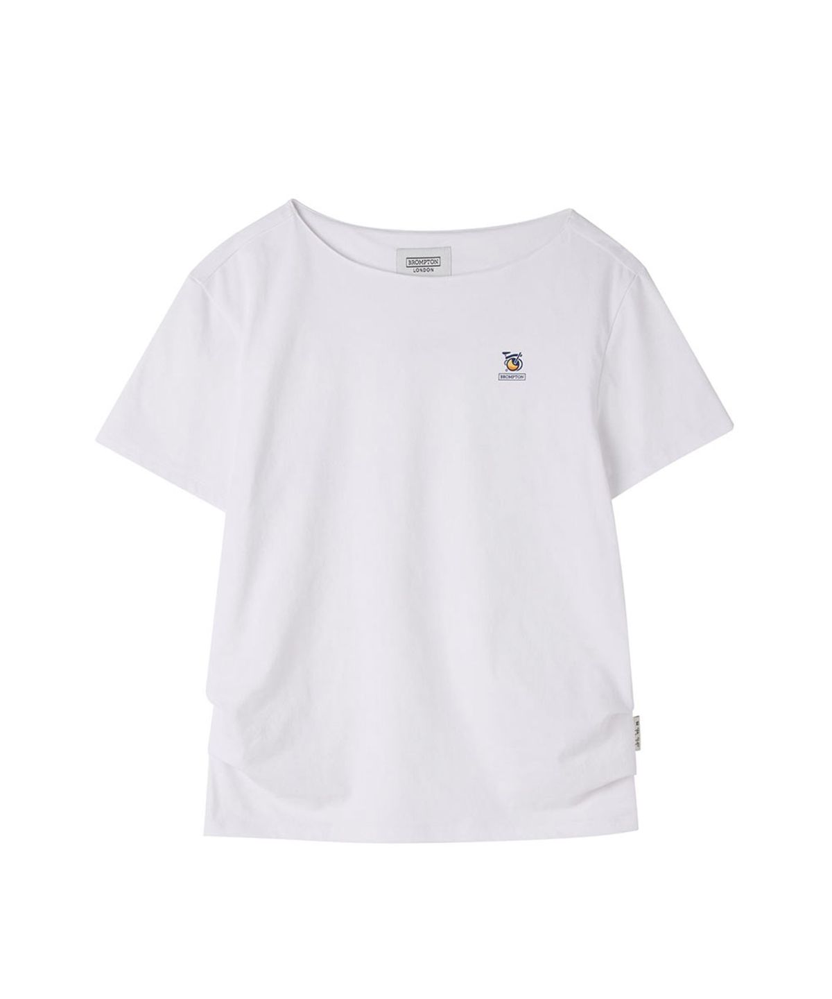브롬톤 런던(BROMPTON LONDON) BROMPTON X TTTM W LOGO T-SHIRT - WHITE (P262WTS502)