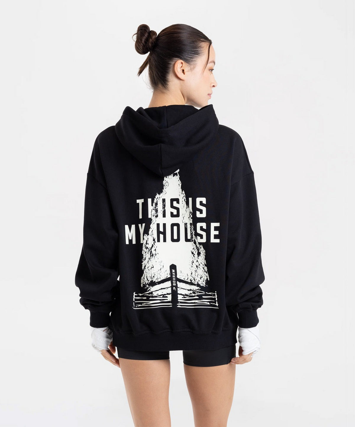 복스로(BOXRAW) This Is My House 오버사이즈 후디 - 여성 W BXRW-U-TIMHOH-W