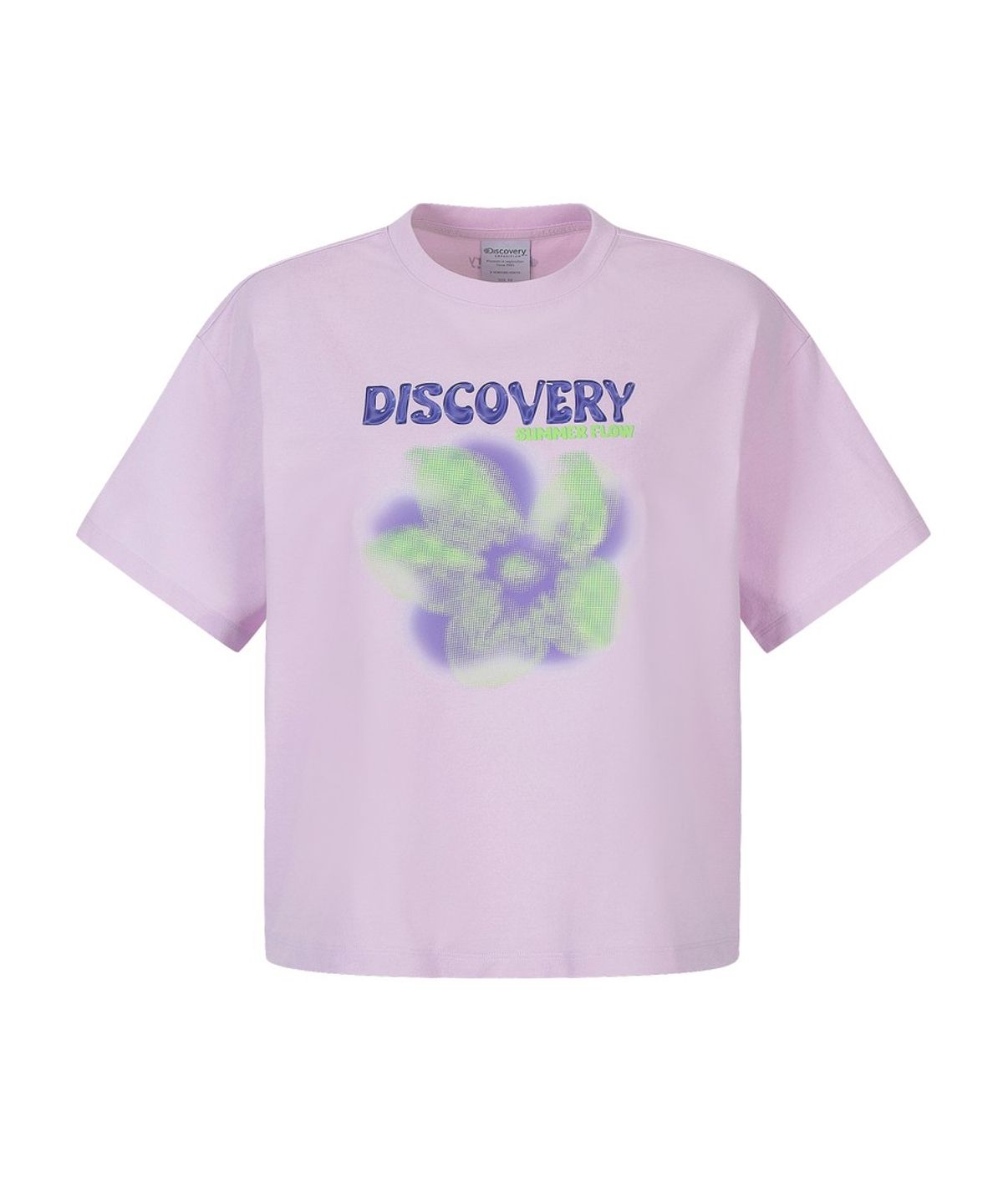 디스커버리 익스페디션(DISCOVERY EXPEDITION) 여성 플라워 그래픽 반팔티셔츠 (L/LAVENDER)