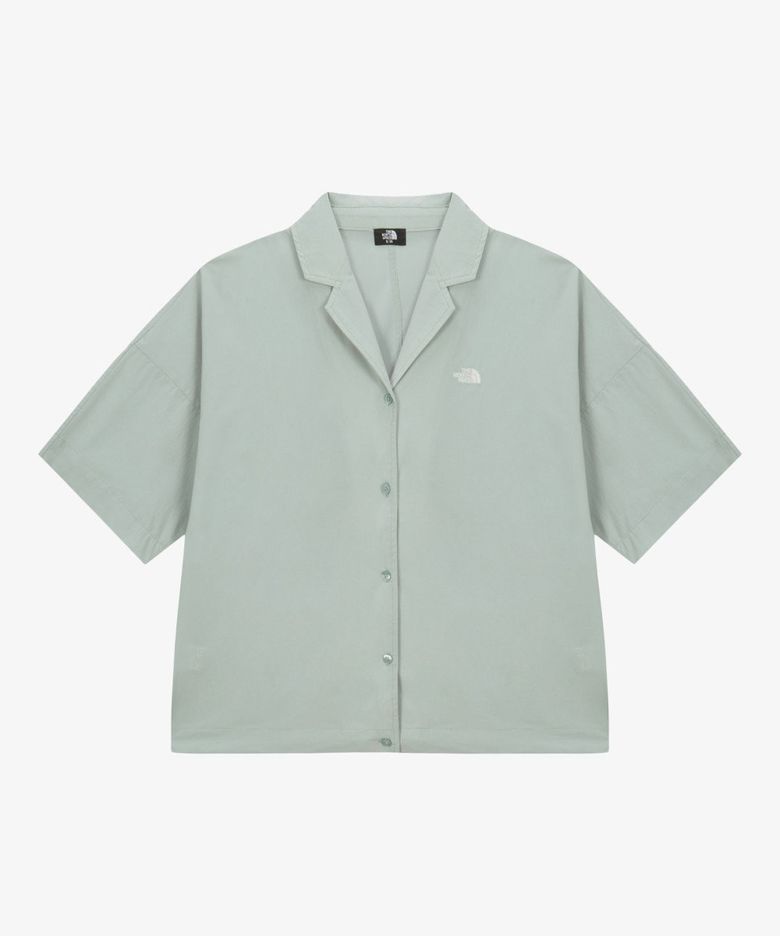 NH8SS40B 여성 아이스큐브 반팔 셔츠 MISTY BLUE