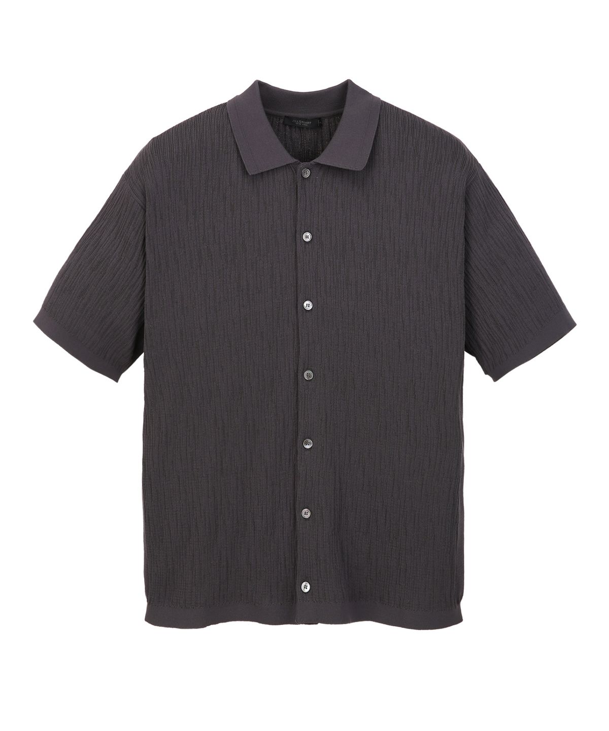 질스튜어트뉴욕 맨(JILLSTUART NEWYORK MEN) 플리츠 카라 가디건 - 다크그레이 (JNSW6B604G3)