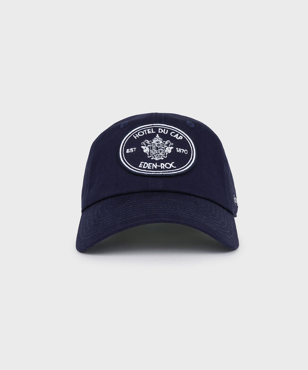 스포티앤리치(SPORTY&RICH) 에덴 크레스트 캡 다크네이비 R255AIH011