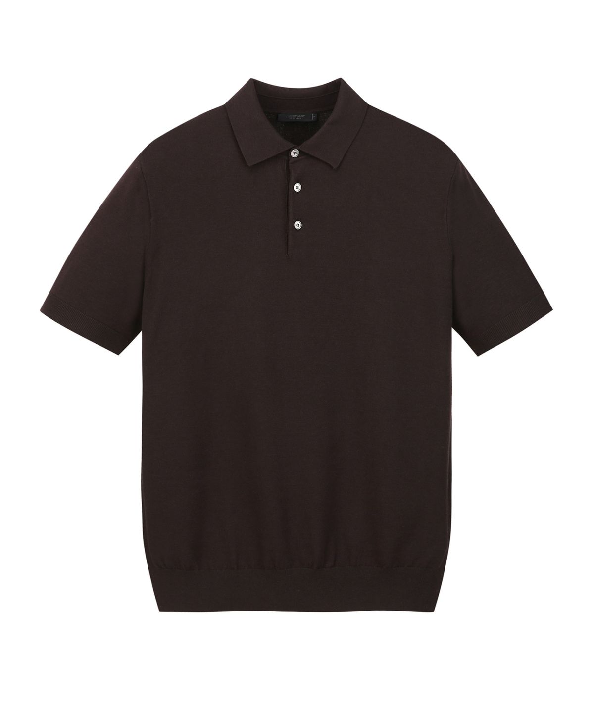 질스튜어트뉴욕 맨(JILLSTUART NEWYORK MEN) 실키 카라 니트 - 다크브라운 (JNSW6B303W3)