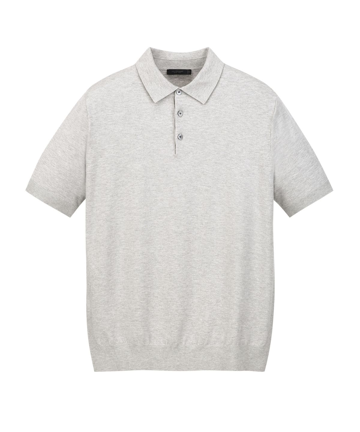 질스튜어트뉴욕 맨(JILLSTUART NEWYORK MEN) 실키 카라 니트 - 그레이 (JNSW6B303G2)
