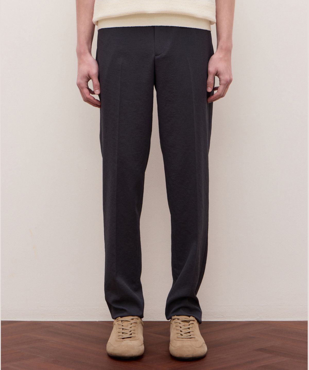 질스튜어트뉴욕 맨(JILLSTUART NEWYORK MEN) 매트 서머 셋업 팬츠 - 다크그레이 (JNPA6B482G3)
