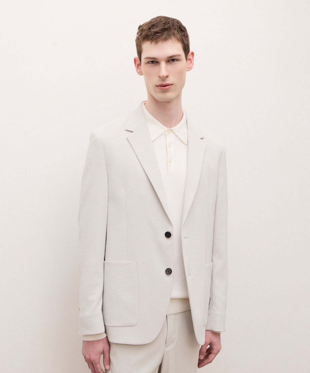 질스튜어트뉴욕 맨(JILLSTUART NEWYORK MEN) 경량 쿨 셋업 자켓 - 라이트그레이 (JNJA6B484G1)
