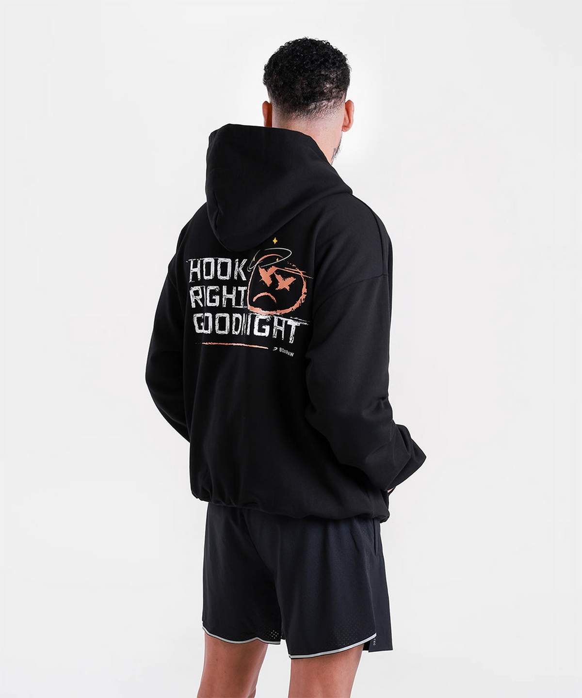 복스로(BOXRAW) Hook Right Goodnight 오버사이즈 후디 - 남성 M BXRW-U-HRGOH
