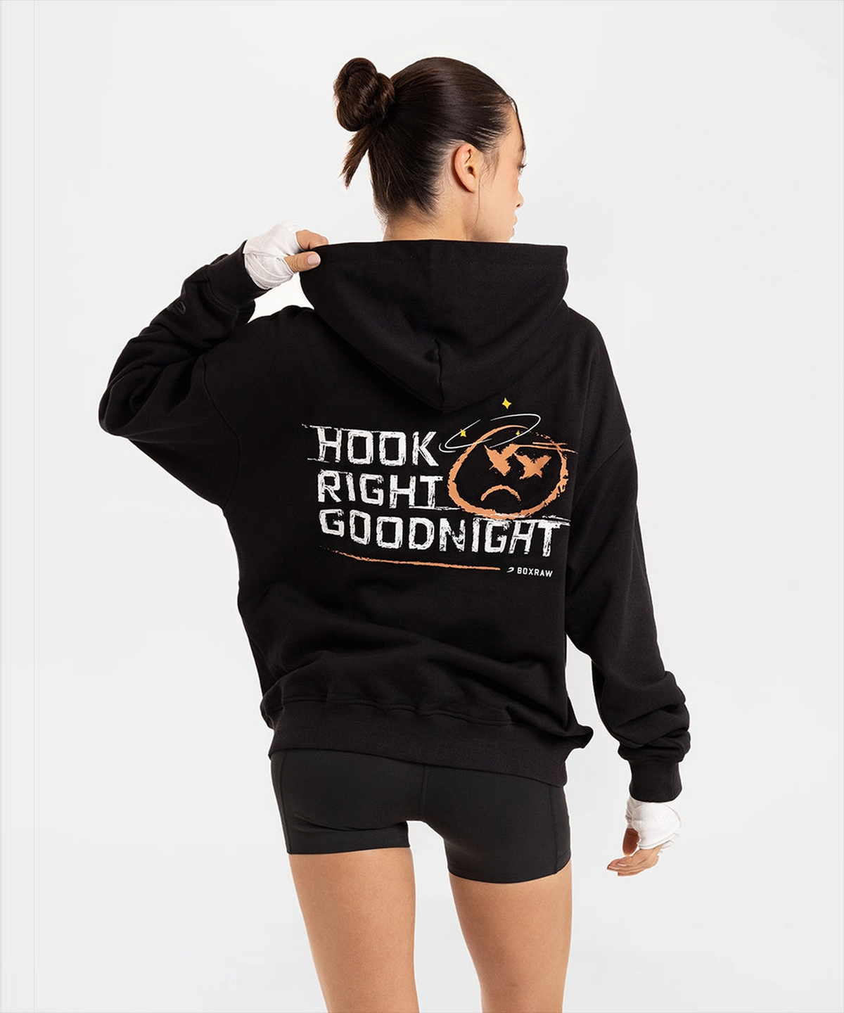 복스로(BOXRAW) Hook Right Goodnight 오버사이즈 후디 - 여성 W BXRW-U-HRGOH-W