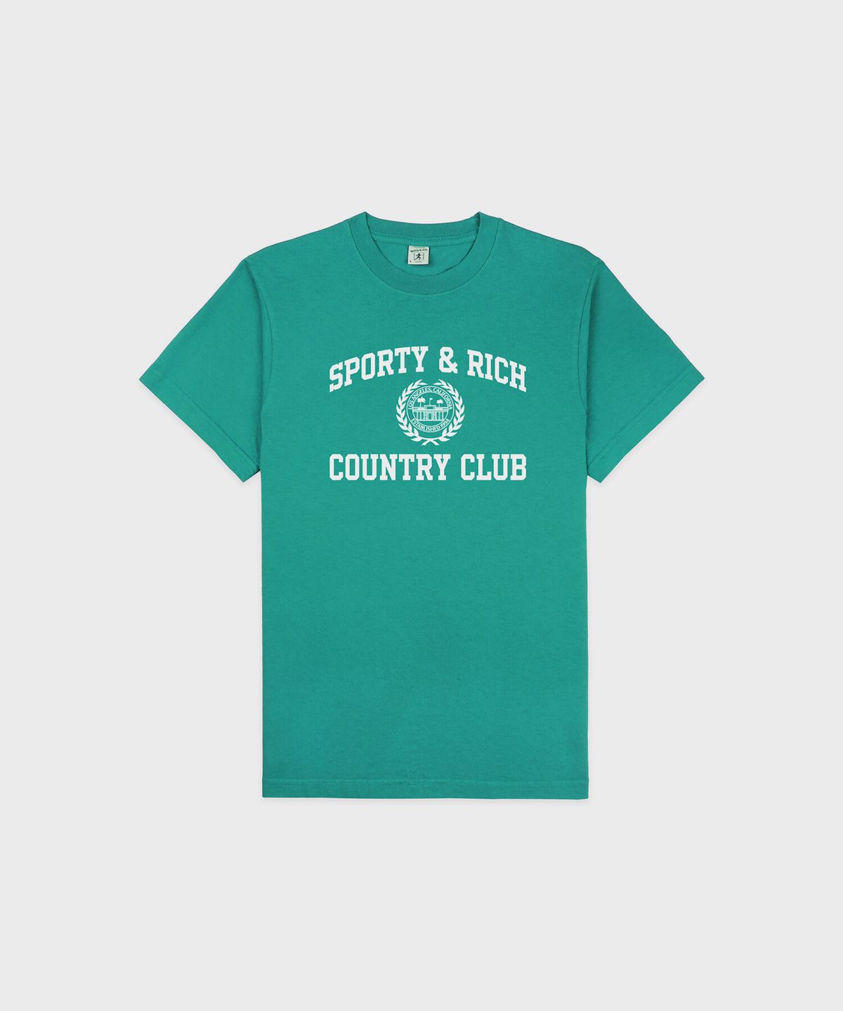 스포티앤리치(SPORTY&RICH) 바시티 크레스트 소프트 티셔츠 R255AWT029