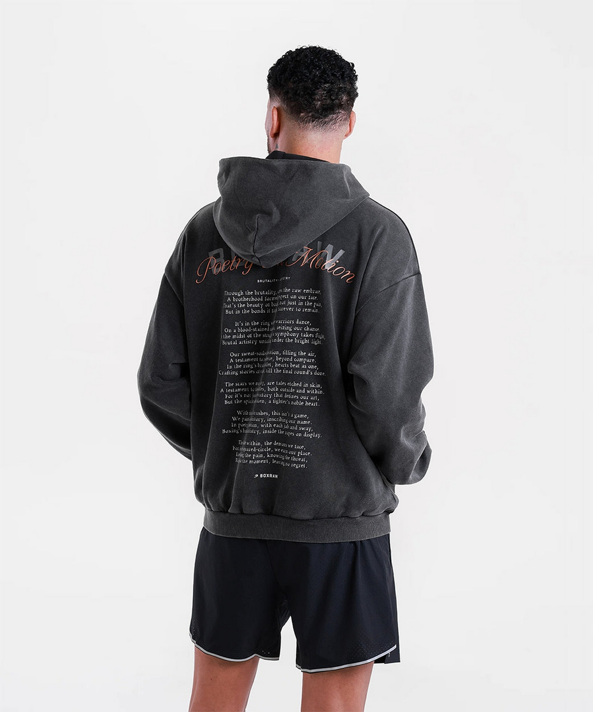 복스로(BOXRAW) Poetry In Motion 오버사이즈 후디 - 남성 M BXRW-U-PIMOH