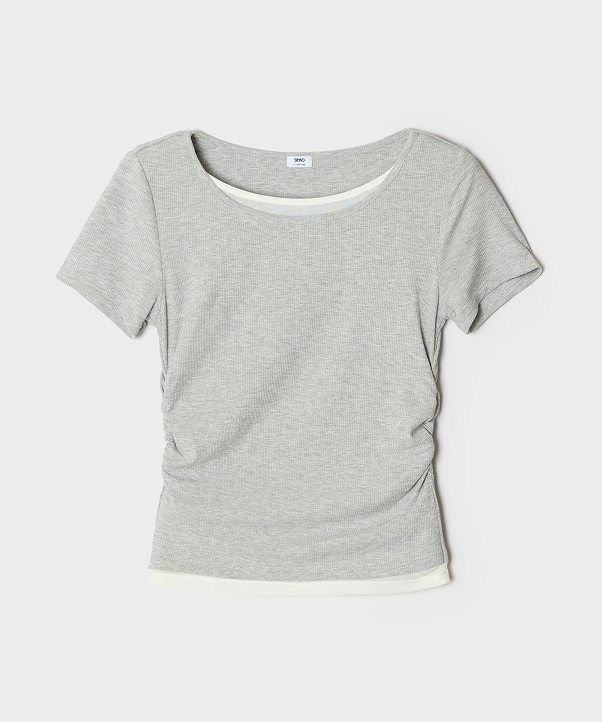 스파오(SPAO) 레이어드 셔링 반팔티_SPRWG25G04