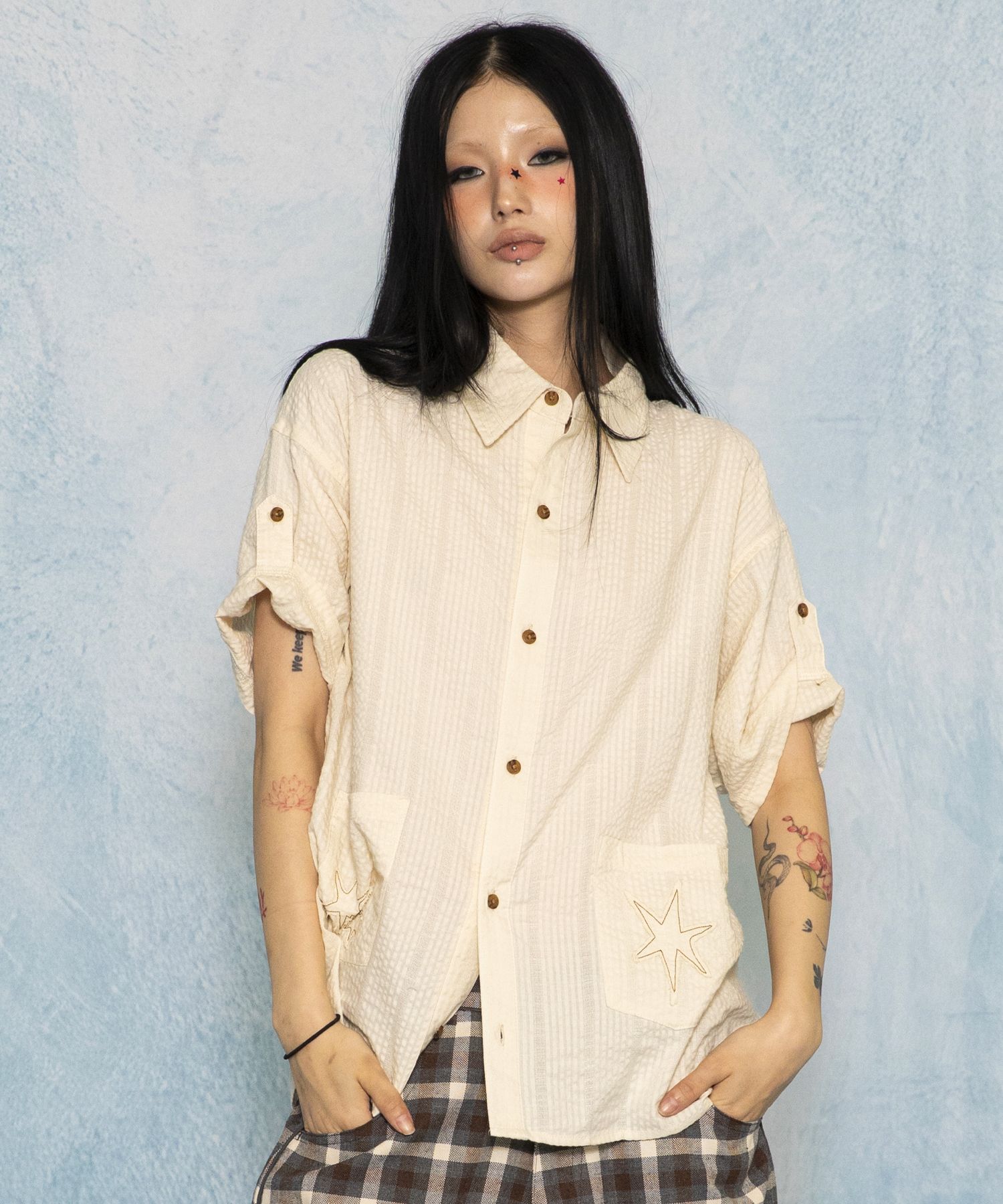 GAC035 빈티지 써머 후드 바라클라바 (BLACK) source detail 45