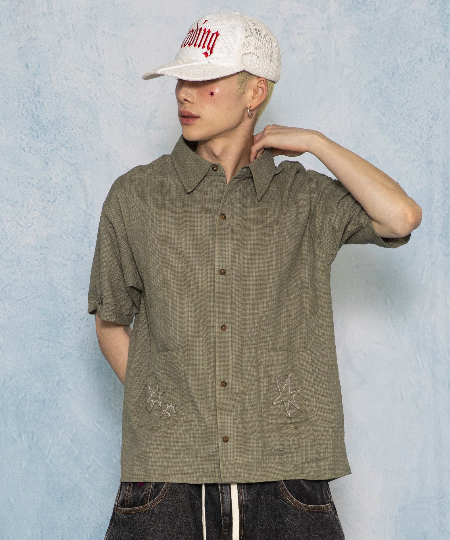 GAC035 빈티지 써머 후드 바라클라바 (BLACK) source detail 54