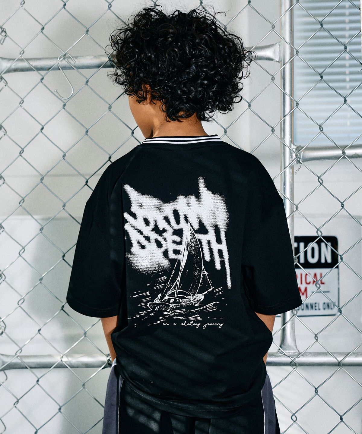 브라운브레스 키즈(BROWNBREATH KIDS) KIDS QUICK DRYING TAG TEE - BLACK