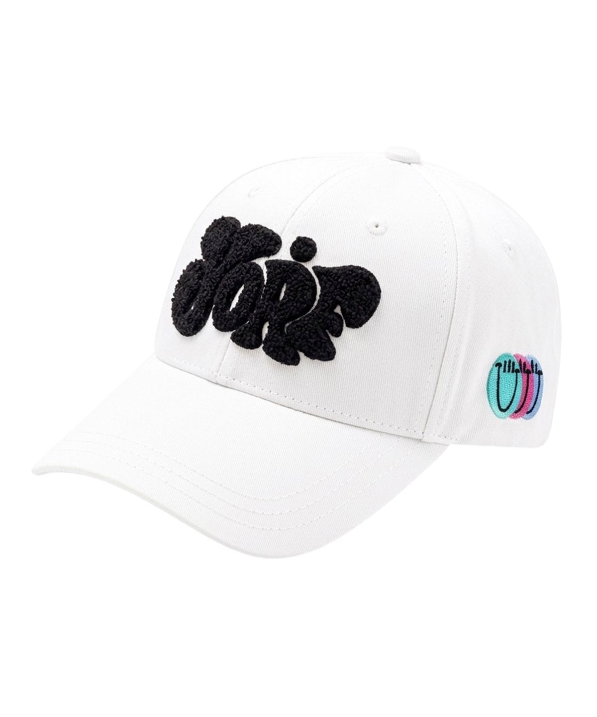 욜프(YORF) YORF LOGO BOUCLE EMBROIDERY CAP WHITE 욜프 로고 부클 자수 캡 화이트