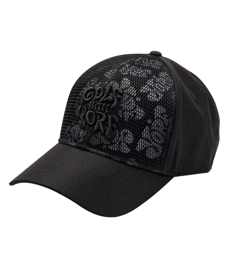 YORF BALL CAP MESH DETAIL BLACK 욜프 볼캡 매쉬디테일 블랙
