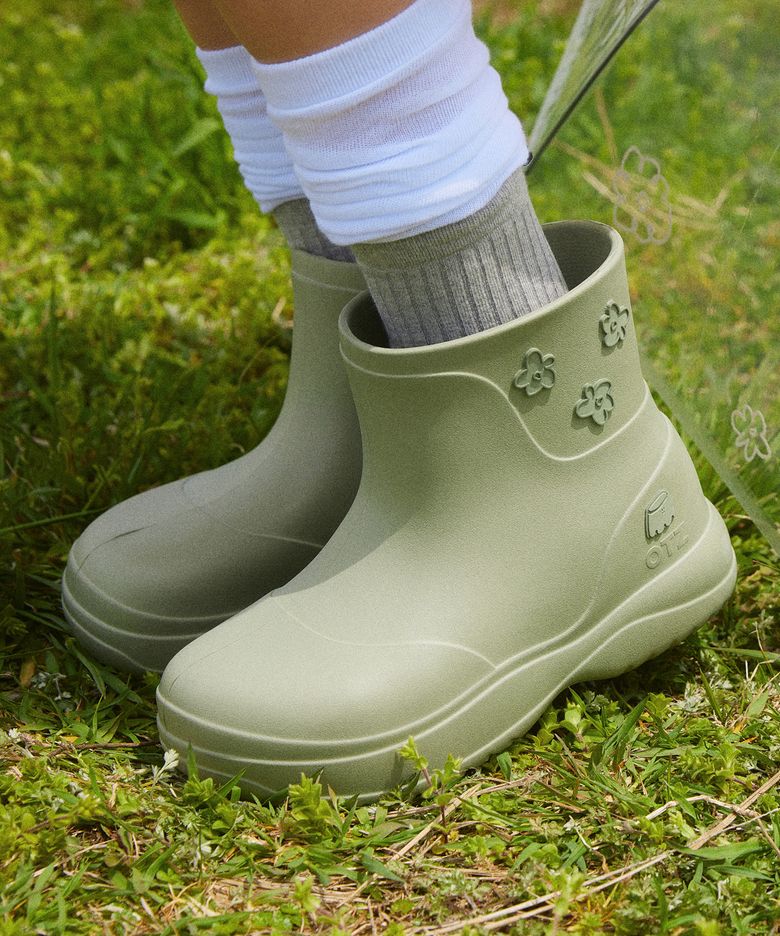 [오찌x우무] 비들 레인부츠 말차 OZV6GS219K