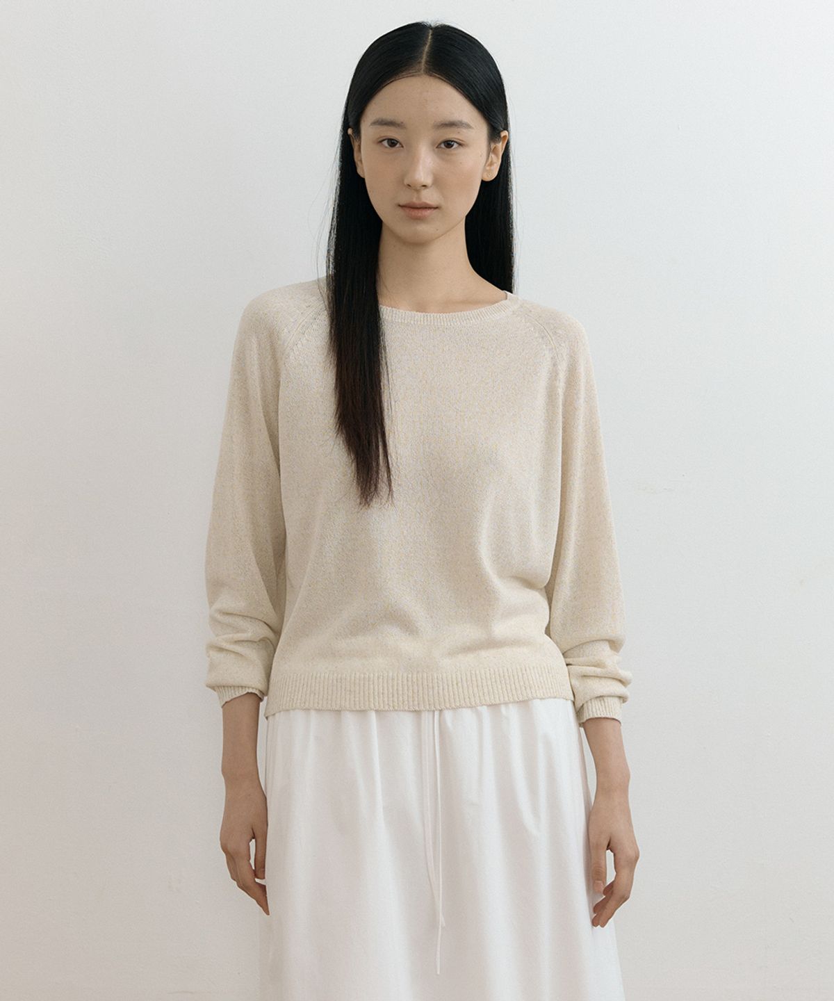 링서울(LINGSEOUL) linen raglan knit-oatmeal