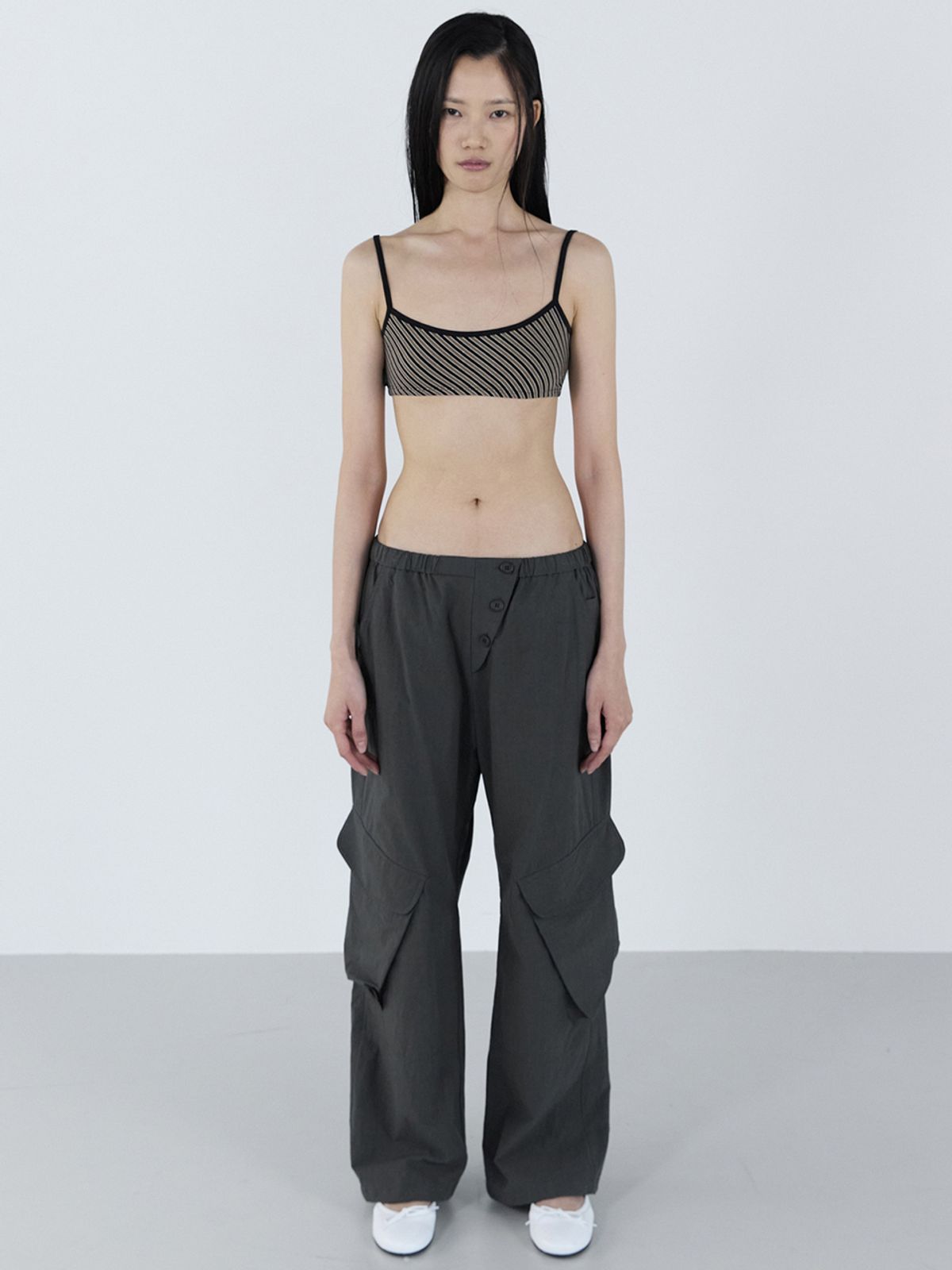 세릭(CERRIC) Seam Cargo Pants _ Charcoal