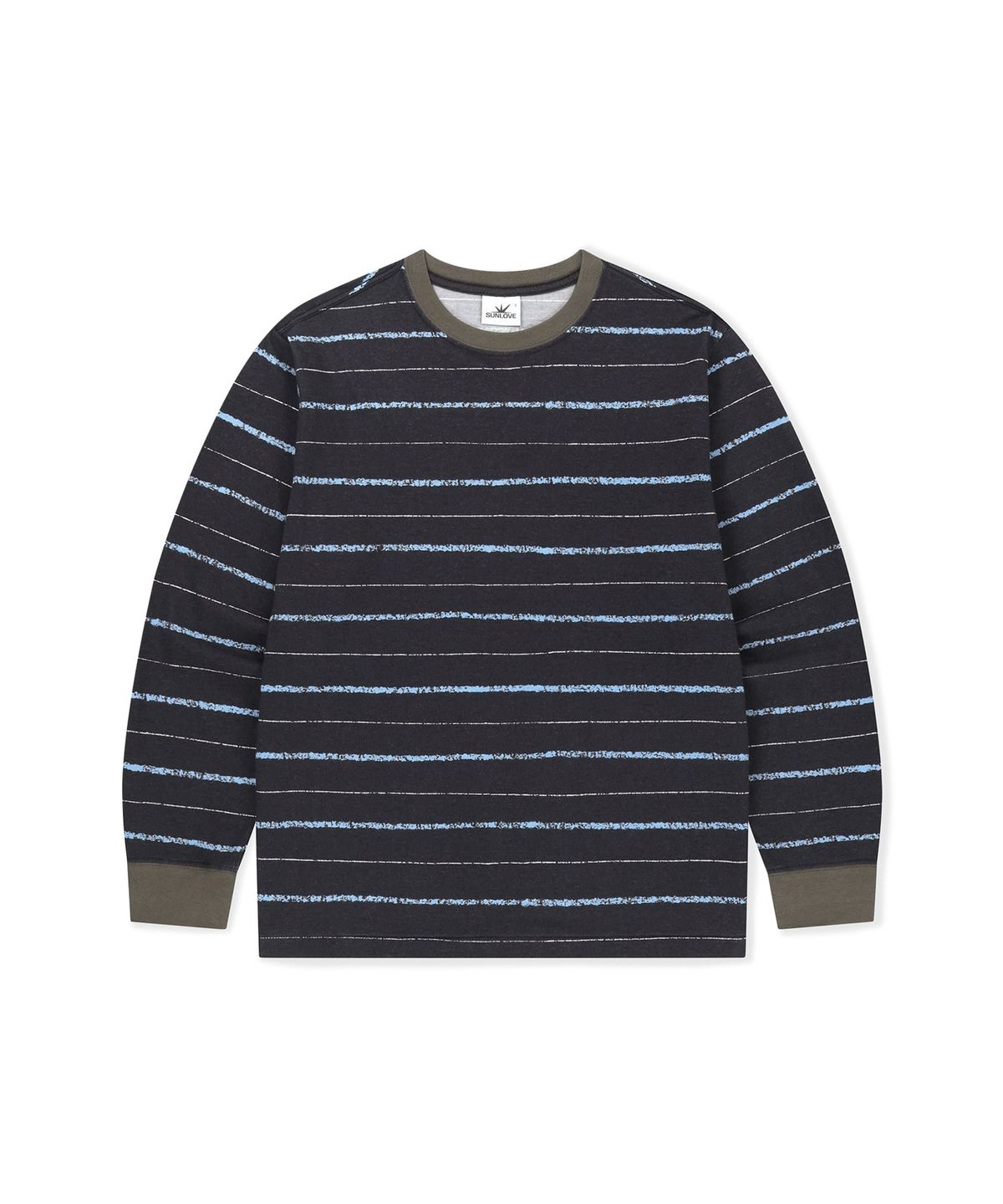 썬러브투어(SUNLOVETOUR) Pattern LS Tee Navy