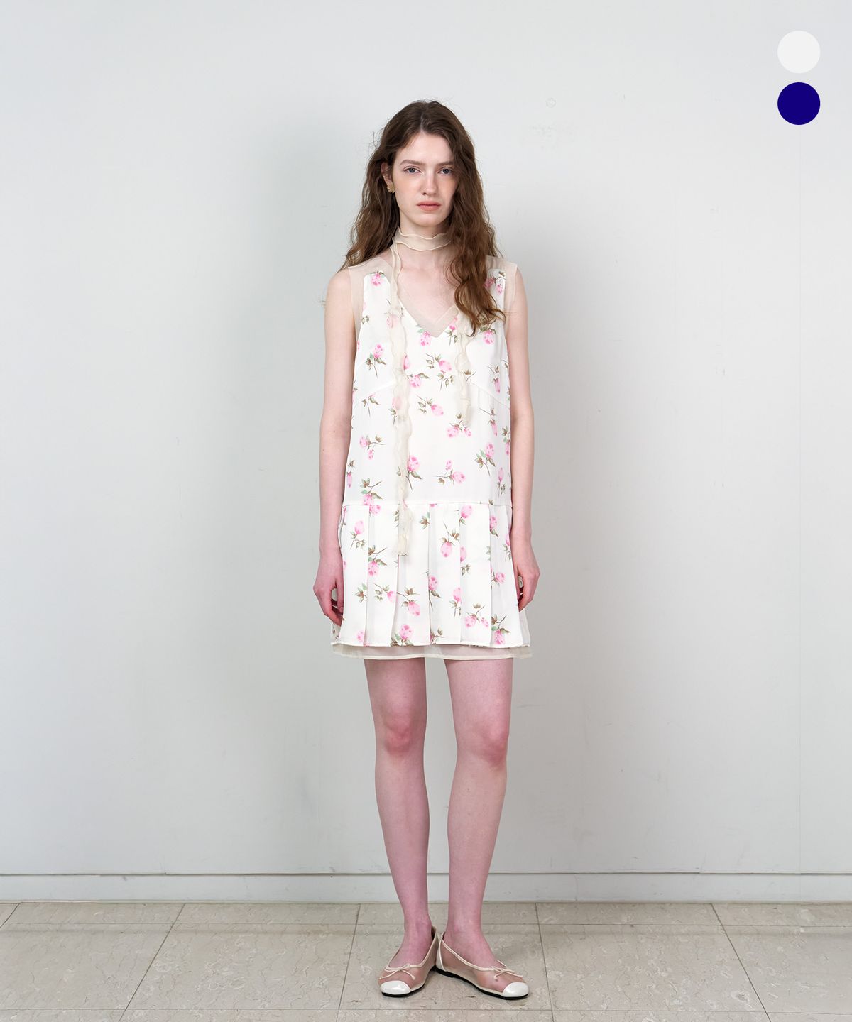 스르비(SELEVER) Orr Flower Onepiece_2 Color