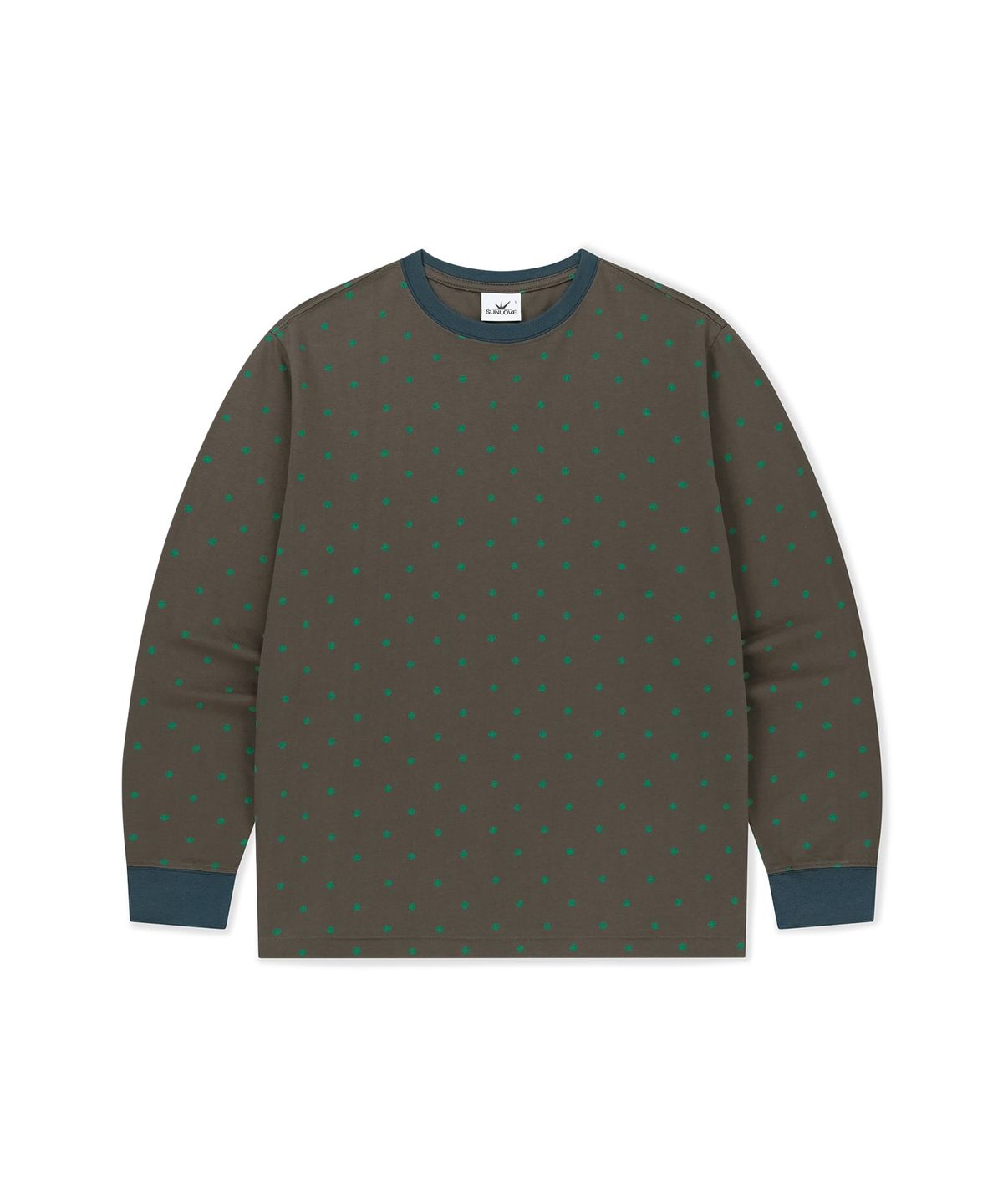 썬러브투어(SUNLOVETOUR) Pattern LS Tee Brown