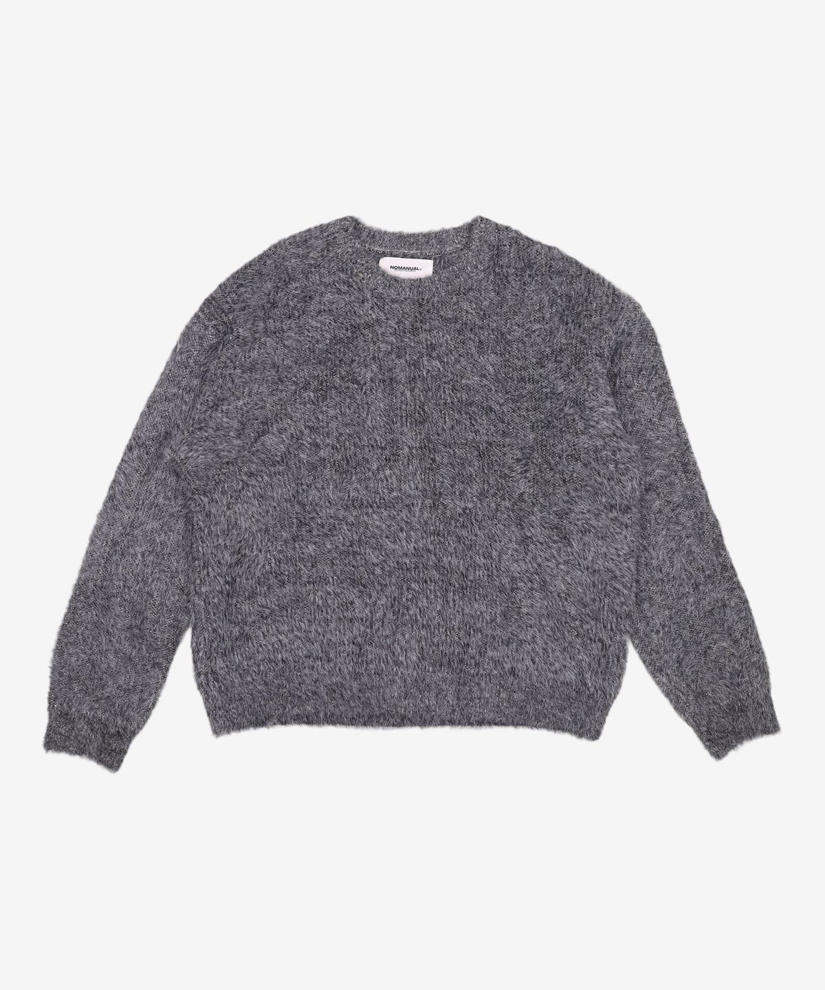 노매뉴얼(NOMANUAL) (시그니처종료)CROPPED HAIRY KNIT - 5 COLOR XL