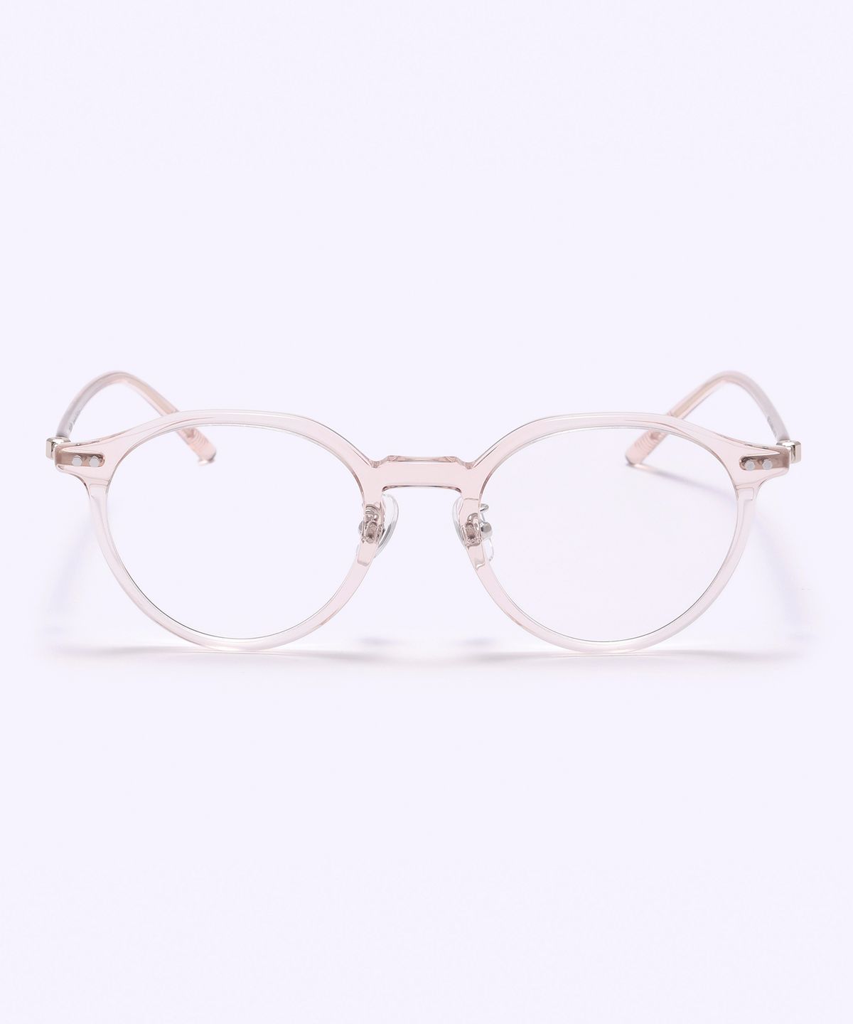 알로아이웨어(ALO EYEWEAR) [SILVERBITE] SBG7605 1616G HD ACETATE 초경량 고밀도 아세테이트 라이트 브라운 판토 안경테 블루라이트 렌즈 선택