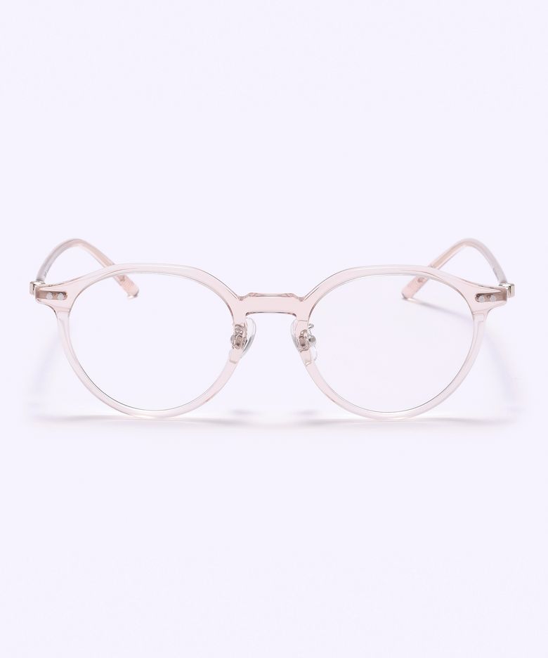 [SILVERBITE] SBG7605 1616G HD ACETATE 초경량 고밀도 아세테이트 라이트 브라운 판토 안경테 블루라이트 렌즈 선택