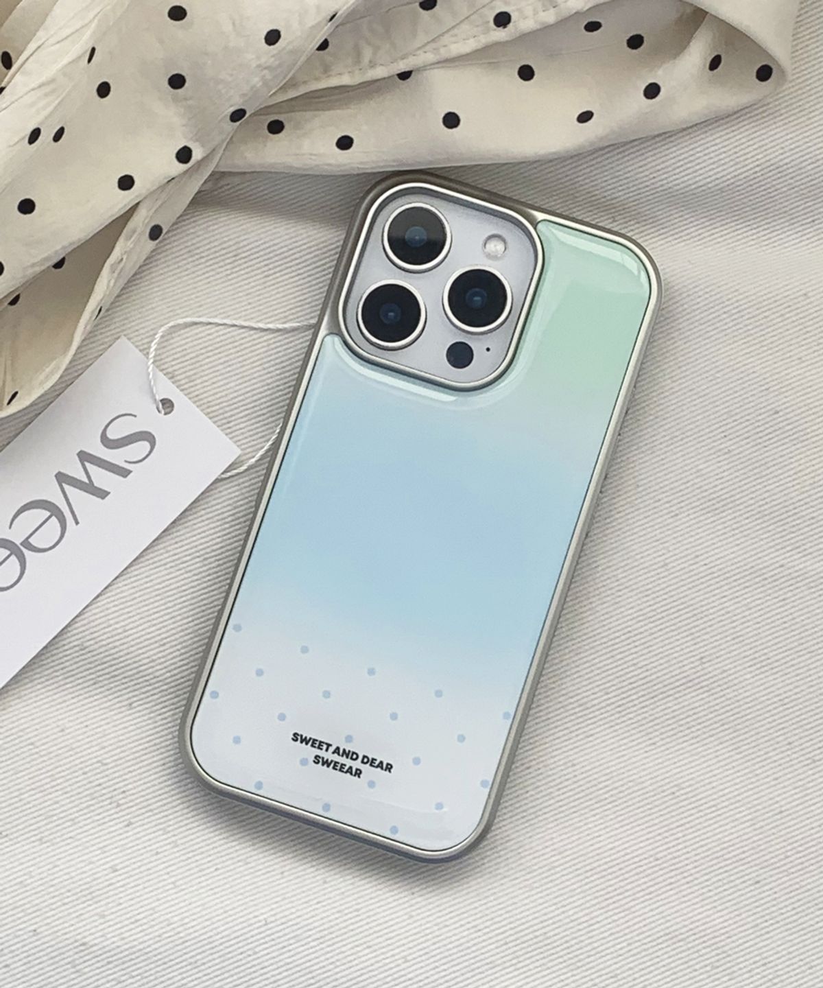 스위어(SWEEAR) MIST DOT CASE (BLUE)