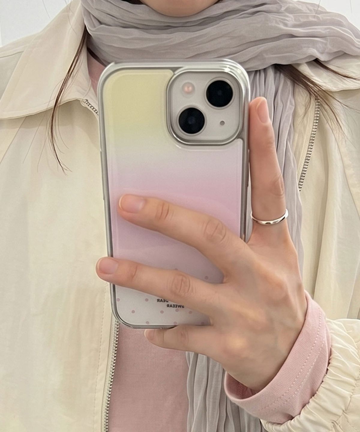 스위어(SWEEAR) MIST DOT CASE (PINK)