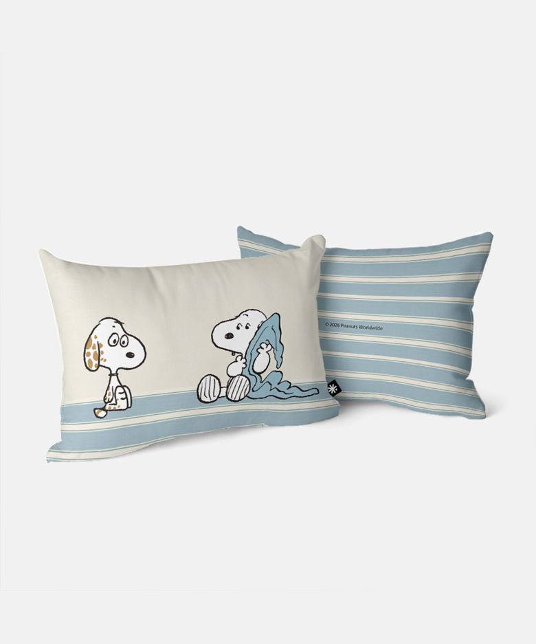 MARBLES & SNOOPY Feel So Fluffy 베개 커버