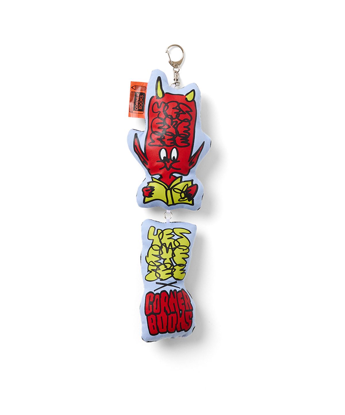 예스아이씨(YESEYESEE) Corner Twin Swing Plush Keychain Blue