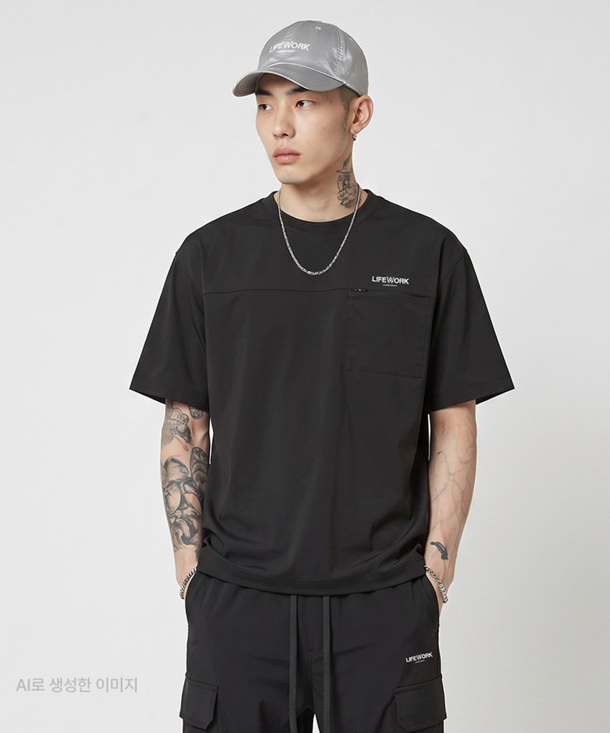 라이프워크(LIFEWORK) 벤츄리 리플렉트 반팔 티셔츠